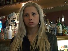 Innocent blue-eyed teen hooks up with stranger in bar
