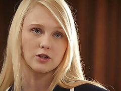 Horny vixen teen Lily Rader gets fucked by stepdad