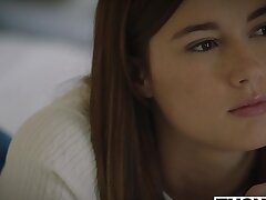 Teenage redhead student Alaina Dawson has first anal penetration
