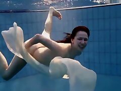 Special Czech teen hairy pussy in the pool