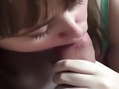 Cutie Sucking Big Cock Came in Mouth