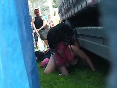 Crazy Public Sex During Big Rock Concert In Prague