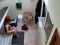 Teenage Redhead with Perfectly Shaved Pussy Tight Slit